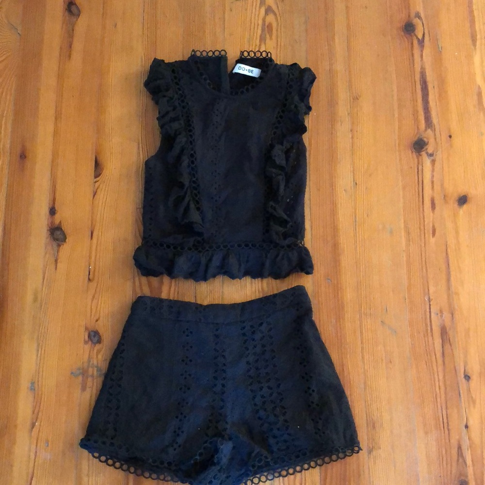 DO&BE Black Two Piece Set